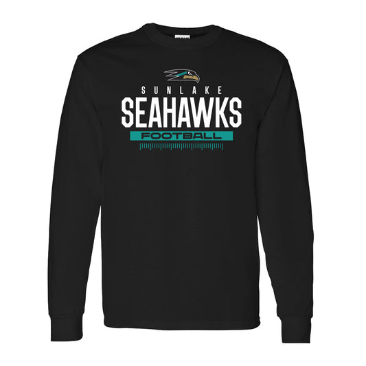 Sunlake Football Cotton Long Sleeve Tee