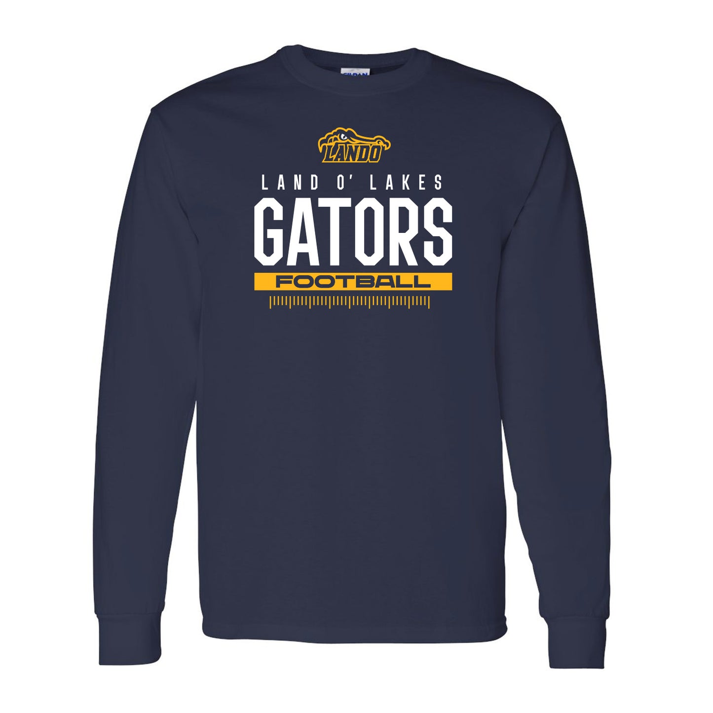 Land O' Lakes Football Cotton Long Sleeve Tee