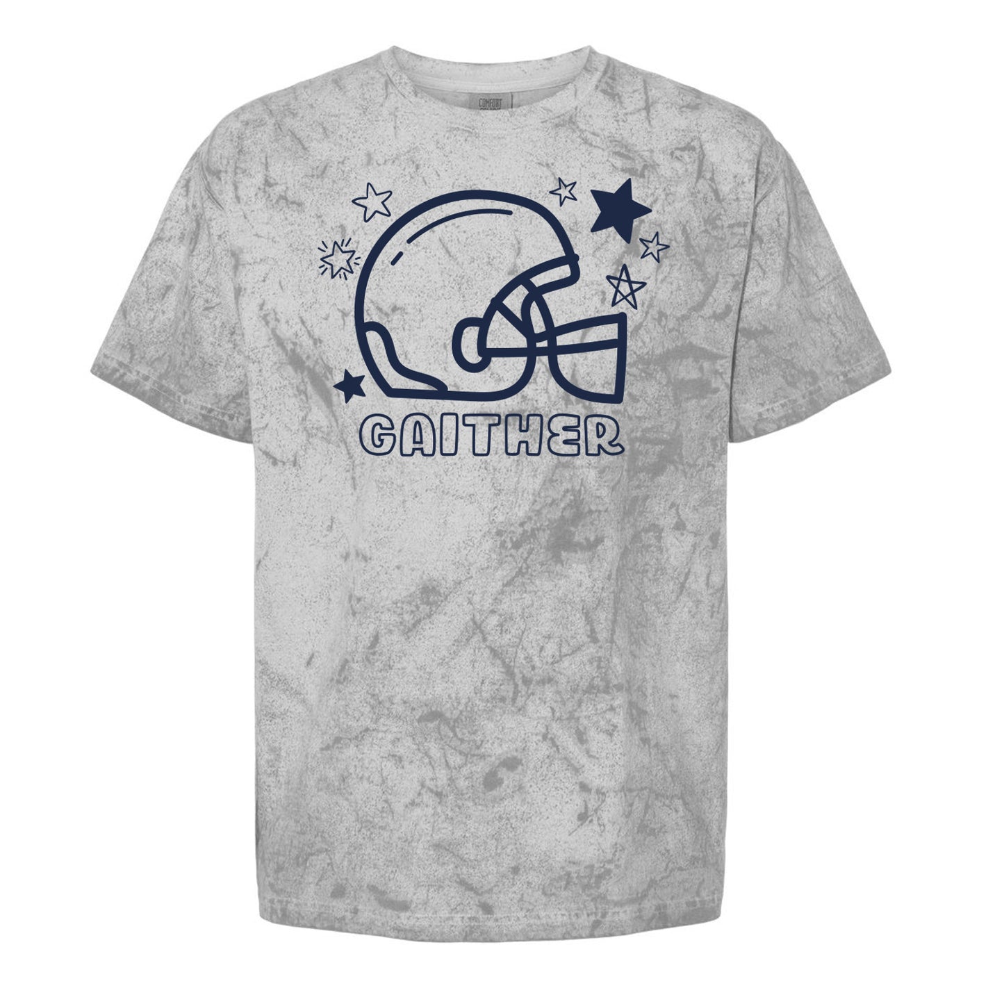 Gaither Starry Football Comfort Colors Tee