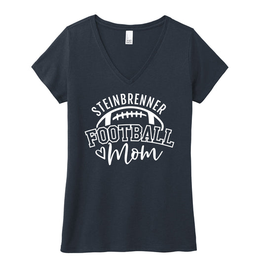 Steinbrenner Football Mom V-Neck