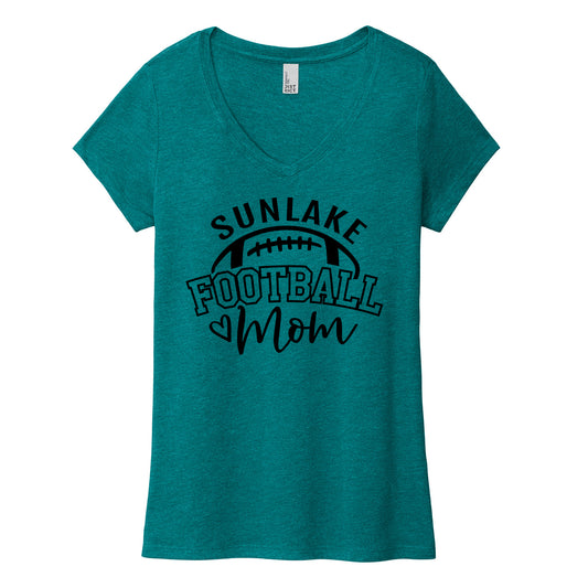 Sunlake Football Mom V-Neck