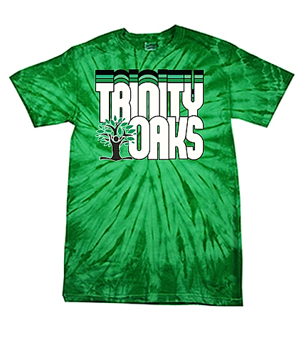 Trinity Oaks Kelly Green Tie-Dye Tee