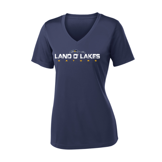 LOL Ladies Straight Logo Dri-Fit V-Neck