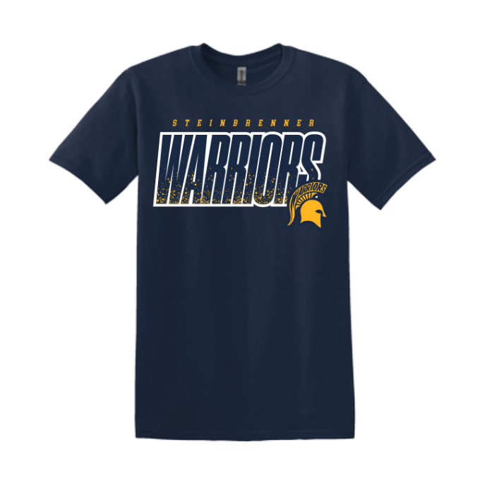 Warriors Splatter Delta-Dri Tee