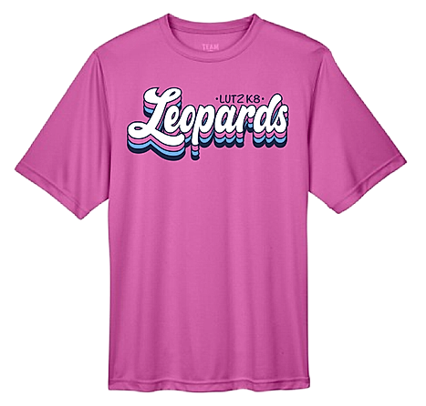 Lutz K-8 Pink Dri-Fit Tee