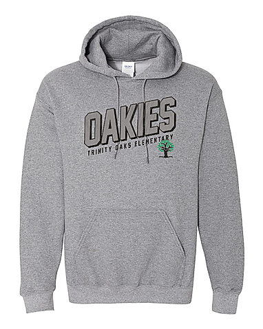 Trinity Oaks Graphite Heather Green Hoodie