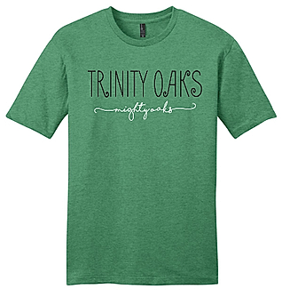 Trinity Oaks Girly Healthered Kelly Green Tee