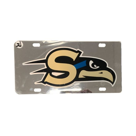 Sunlake Silver Mirrored License Plate