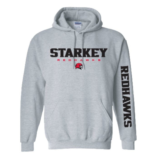 Starkey Straight Logo Hoodie Grey