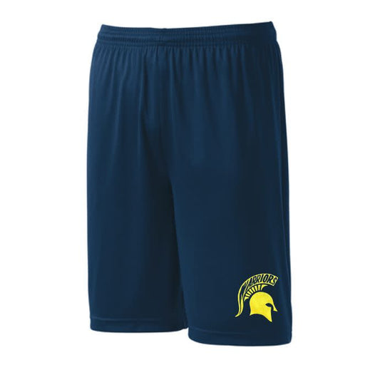 Warrior Head Navy Short